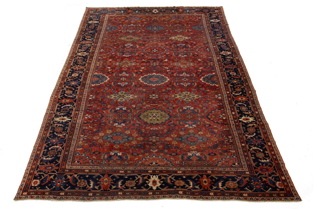 Antique Persian Sultanabad Wool Rug 11 X 20