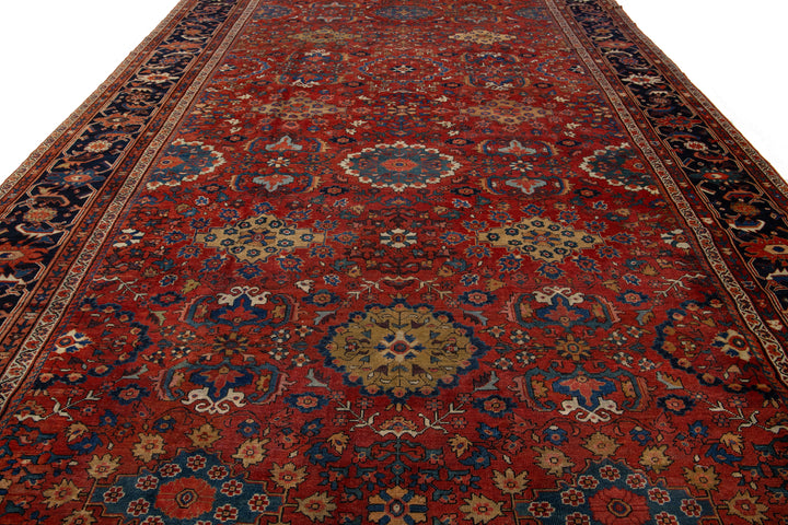Antique Persian Sultanabad Wool Rug 11 X 20