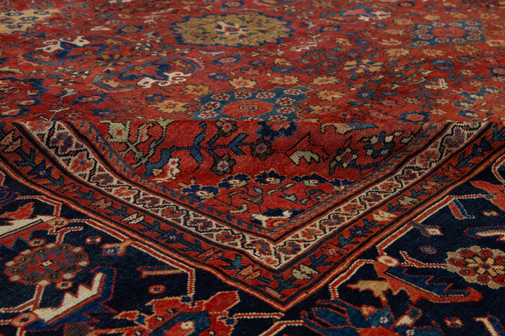 Antique Persian Sultanabad Wool Rug 11 X 20