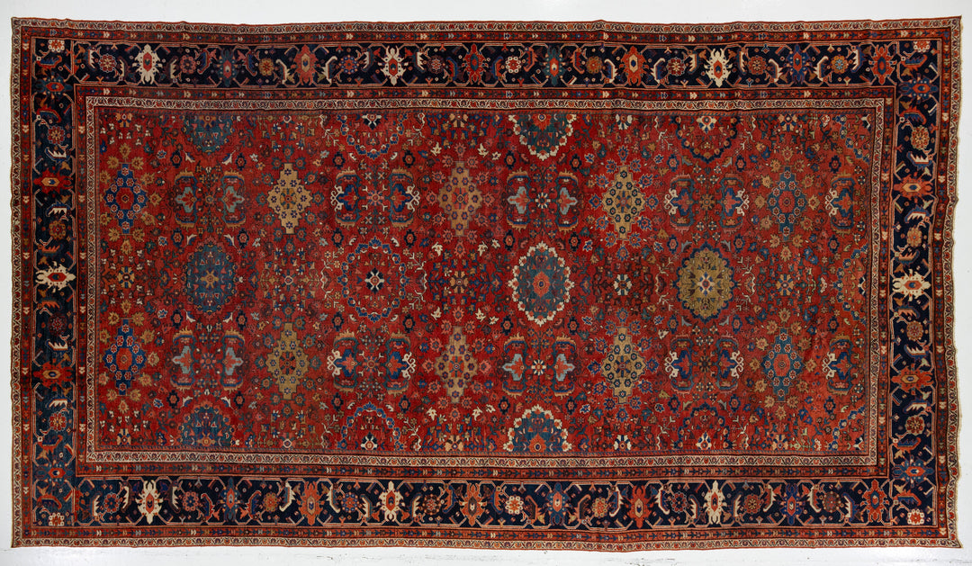 Antique Persian Sultanabad Wool Rug 11 X 20