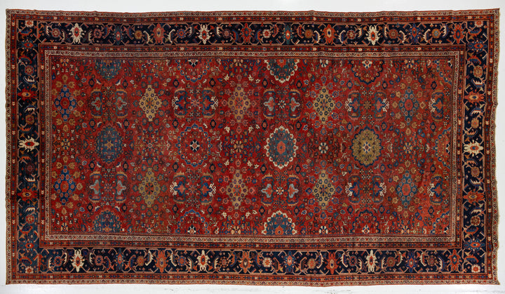 Antique Persian Sultanabad Wool Rug 11 X 20