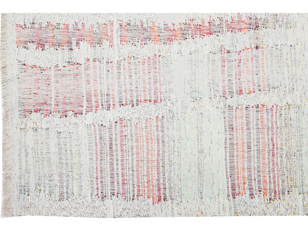 Modern Kilim Wool Rug 10 X 13