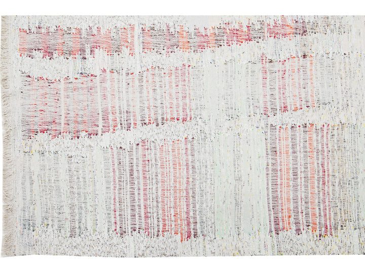 Modern Kilim Wool Rug 10 X 13