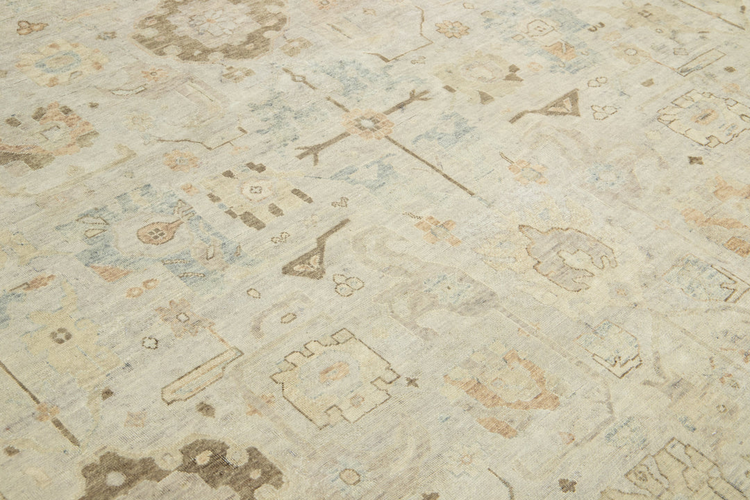 Modern Artisan Indian Wool Rug 10 X 14