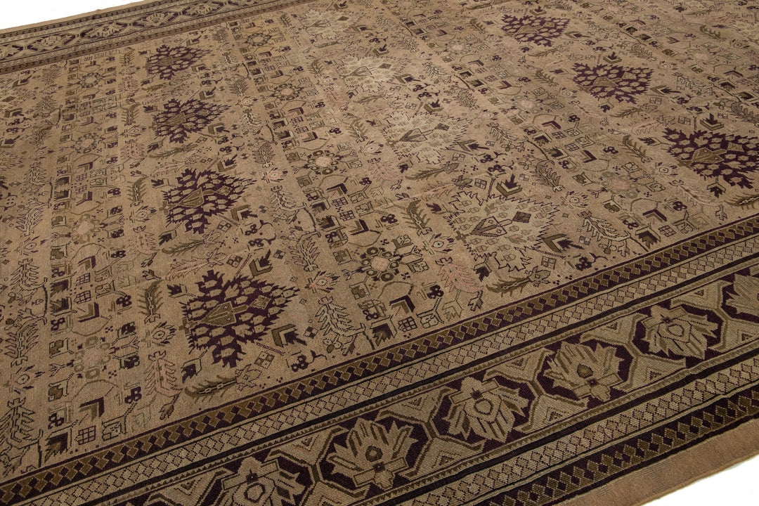 Antique Persian Amritsar Wool Rug 11 X 20