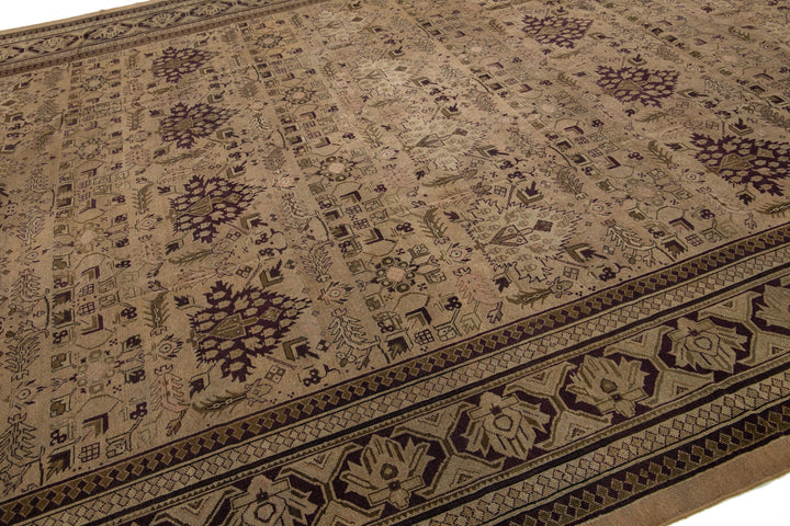 Antique Persian Amritsar Wool Rug 11 X 20