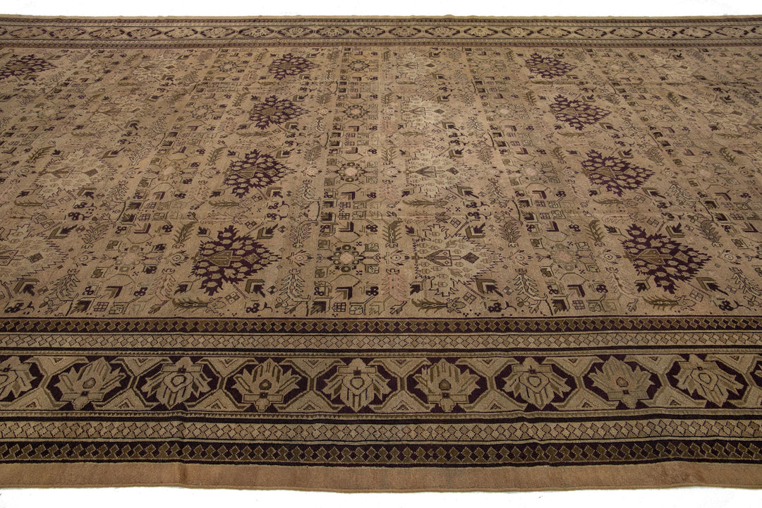 Antique Persian Amritsar Wool Rug 11 X 20