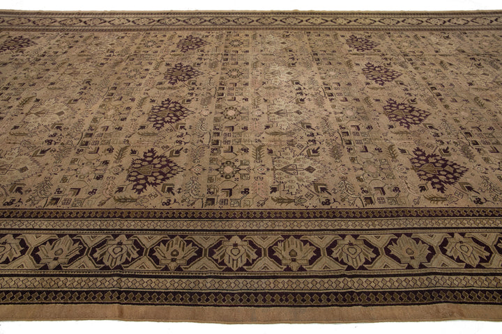 Antique Persian Amritsar Wool Rug 11 X 20