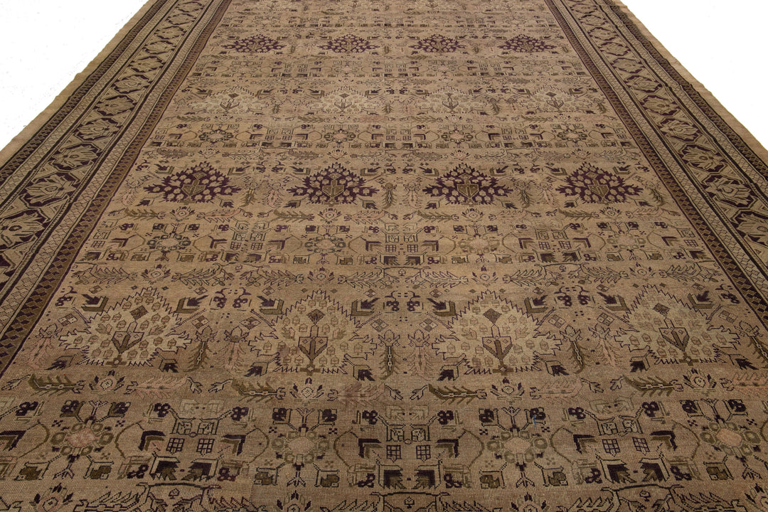 Antique Persian Amritsar Wool Rug 11 X 20
