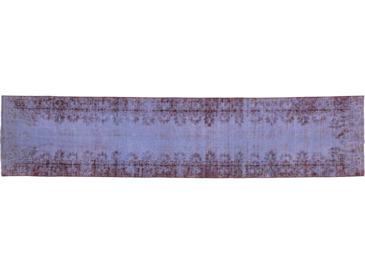 Vintage Distressed Wool Runner 3 X 14