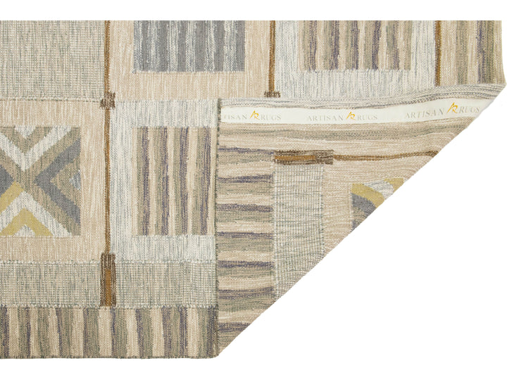 Modern Scandinavian Wool Rug 9 X 12