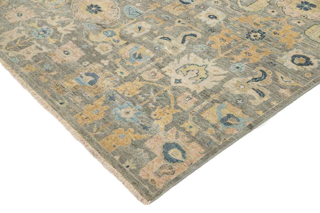 Modern Artisan Indian Wool Rug 8 X 10