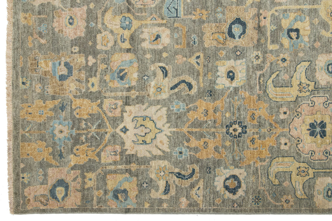 Modern Artisan Indian Wool Rug 8 X 10