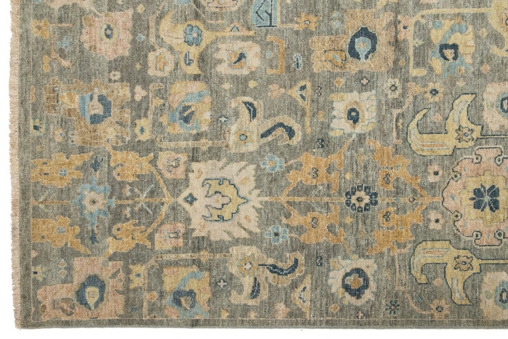 Modern Artisan Indian Wool Rug 8 X 10