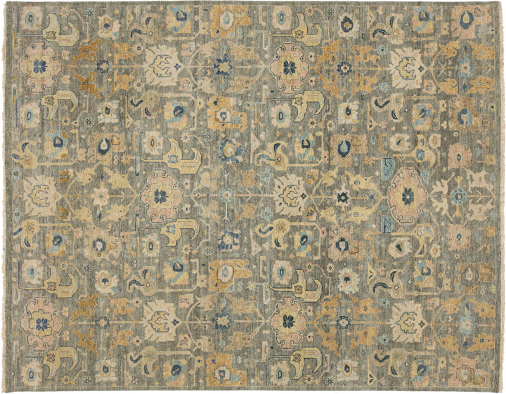 Modern Artisan Indian Wool Rug 8 X 10
