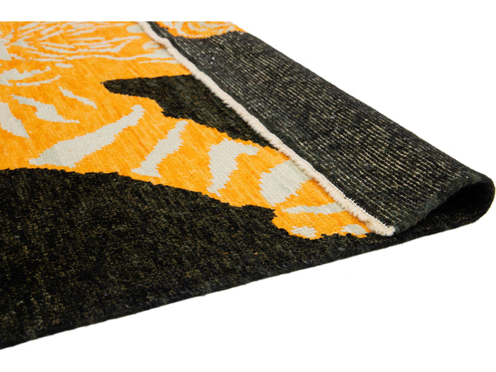 Modern Tiger Wool Rug 6 X 8