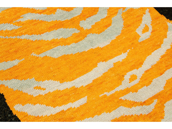 Modern Tiger Wool Rug 6 X 8
