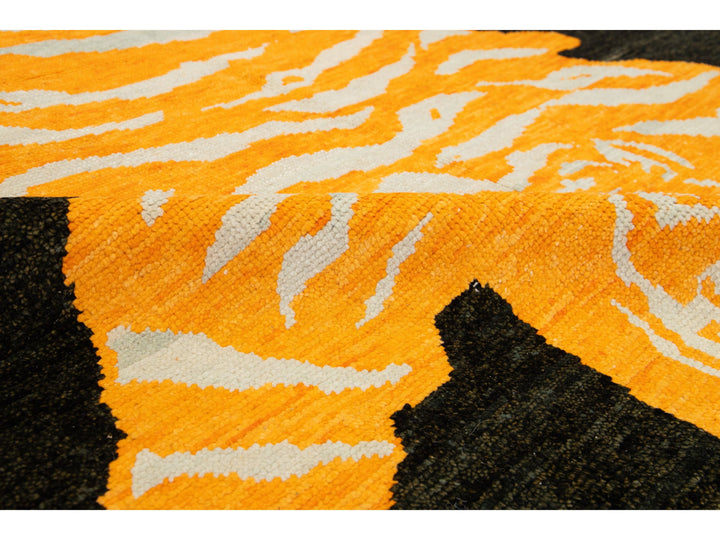 Modern Tiger Wool Rug 6 X 8