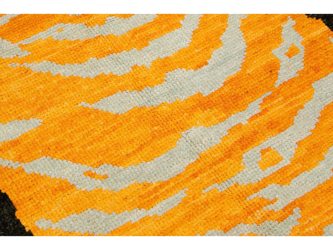 Modern Tiger Wool Rug 5 X 7