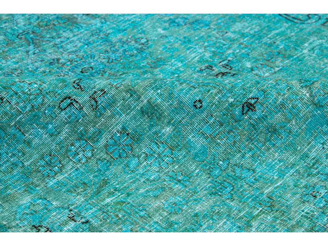 Vintage Overdyed Wool Rug 4 X 6