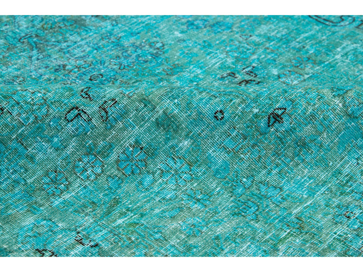 Vintage Overdyed Wool Rug 4 X 6