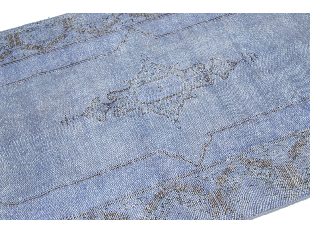 Vintage Overdyed Wool Rug 3 X 6