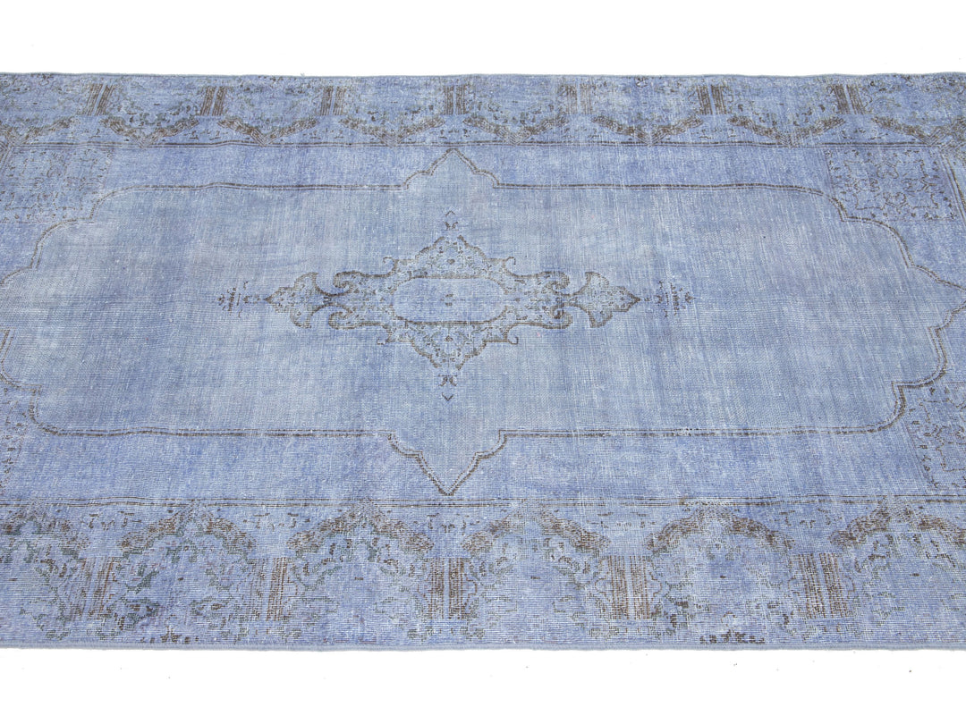 Vintage Overdyed Wool Rug 3 X 6