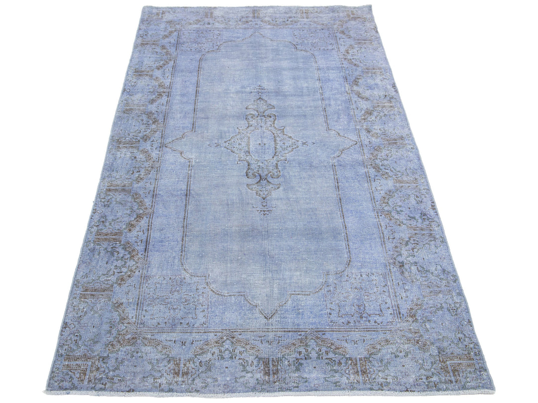 Vintage Overdyed Wool Rug 3 X 6