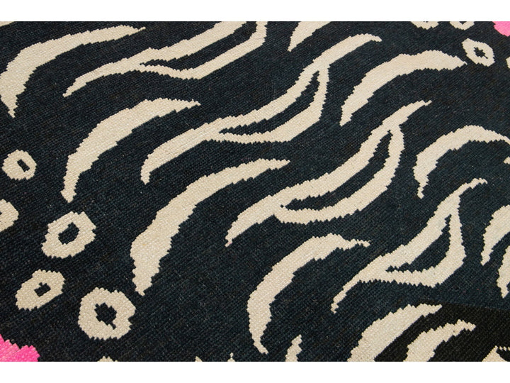 Modern Tiger Wool Rug 7 X 10