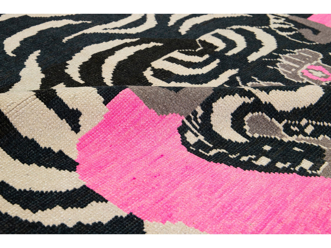 Modern Tiger Wool Rug 7 X 10