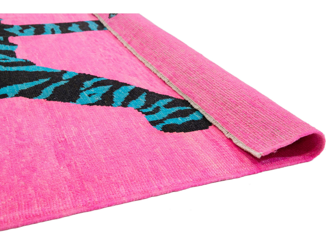 Modern Tiger Wool Rug 8 X 11