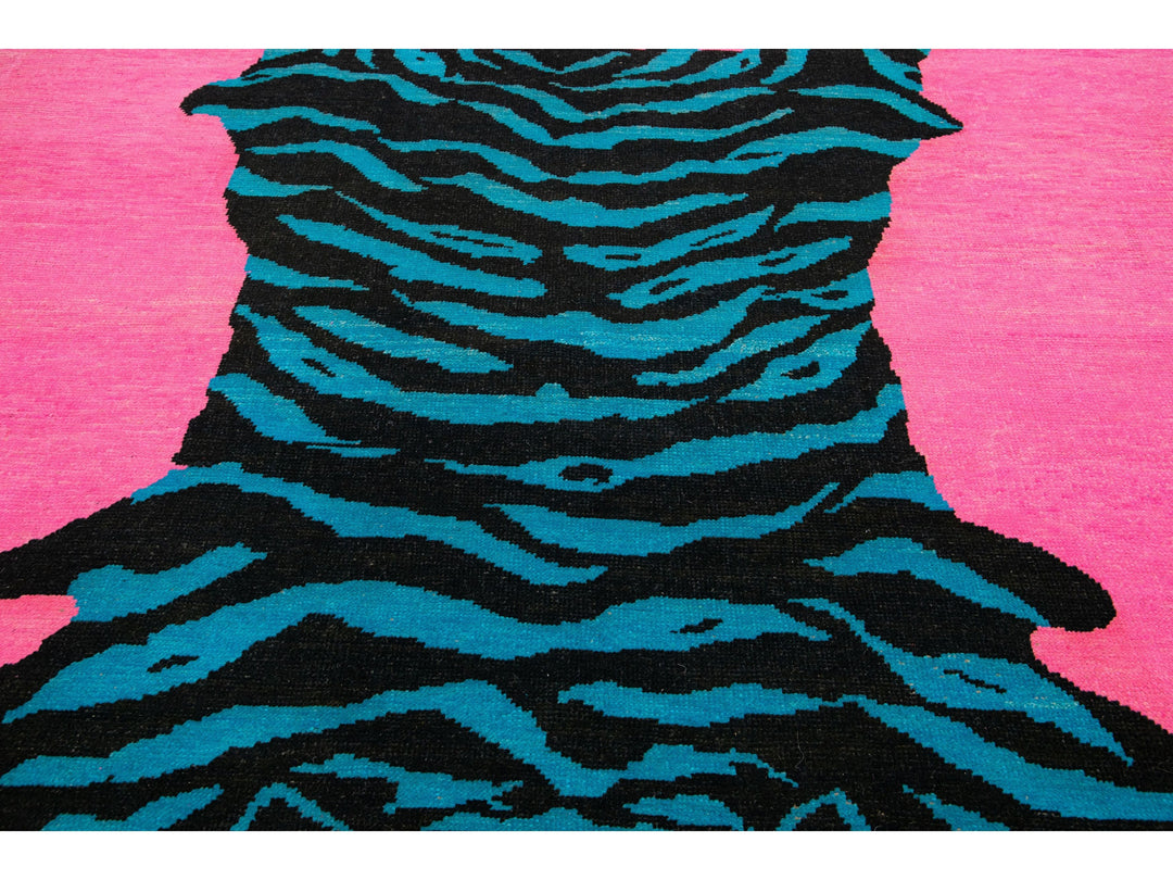 Modern Tiger Wool Rug 8 X 11
