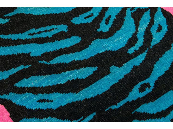 Modern Tiger Wool Rug 8 X 11