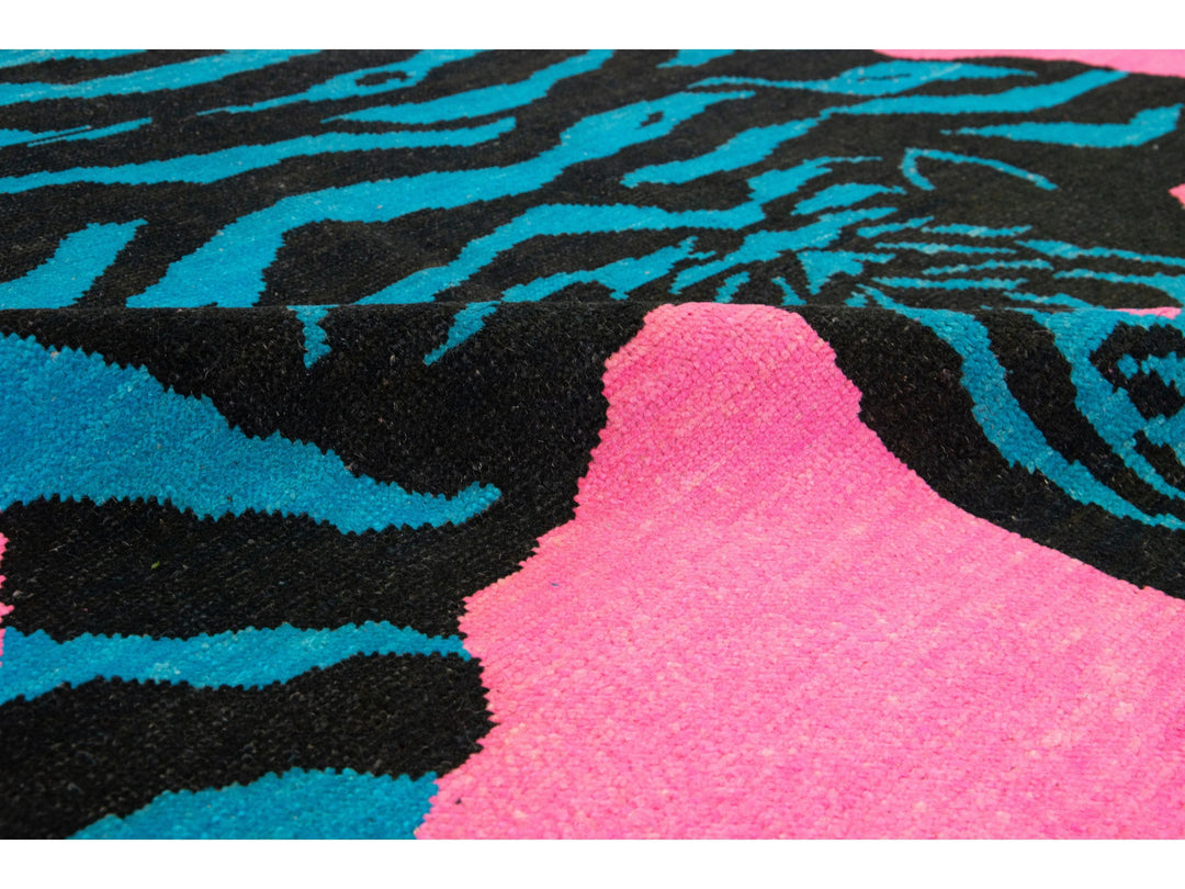 Modern Tiger Wool Rug 8 X 11
