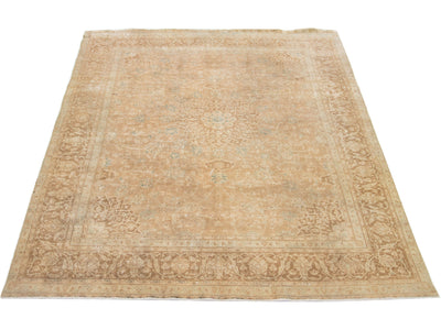 Antique Mashad Wool Rug 9 X 12