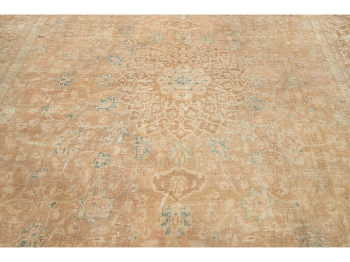 Antique Mashad Wool Rug 9 X 12