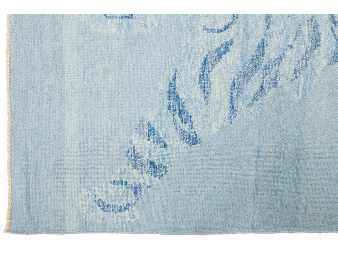 Modern Tiger Wool Rug 8 X 10