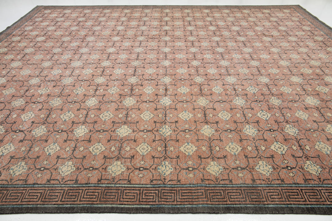 Modern Khotan Wool Rug 12 X 15