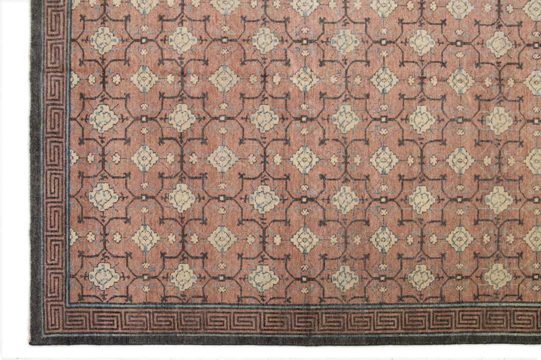 Modern Khotan Wool Rug 12 X 15