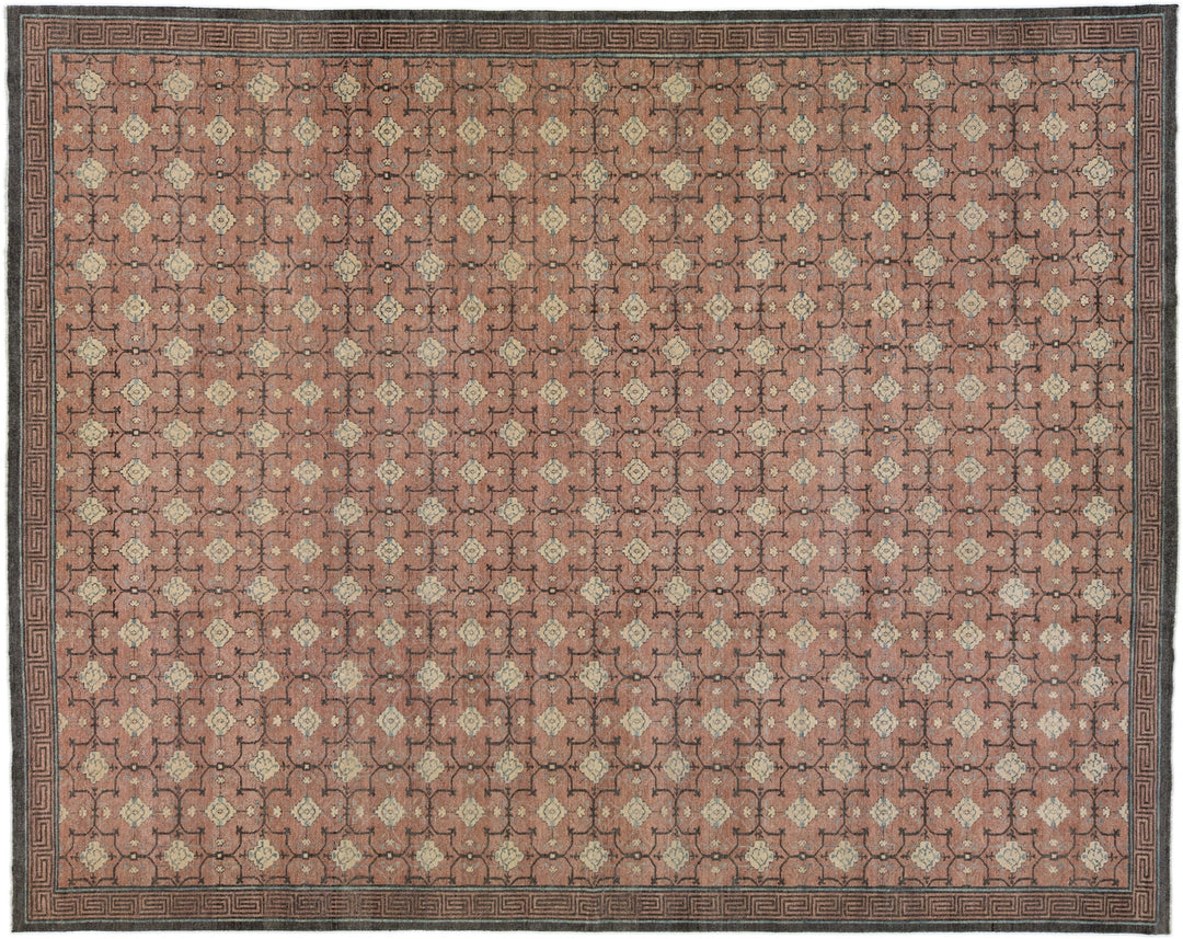 Modern Khotan Wool Rug 12 X 15
