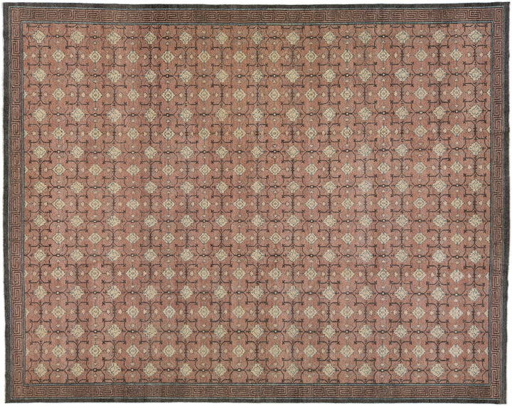 Modern Khotan Wool Rug 12 X 15