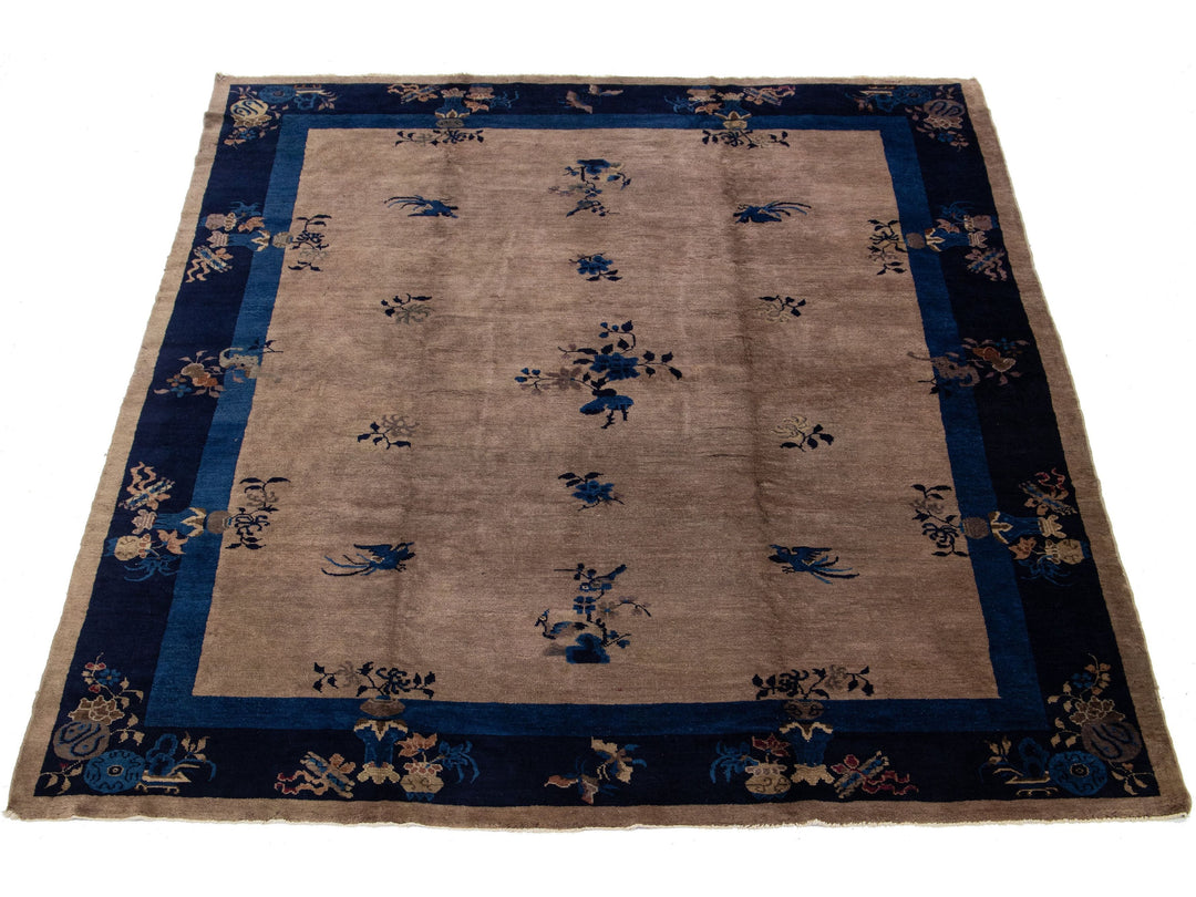 Antique Art Deco Chinese Rug 8 X 10