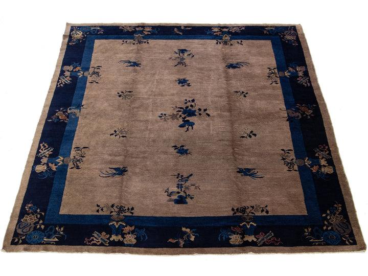 Antique Art Deco Chinese Rug 8 X 10