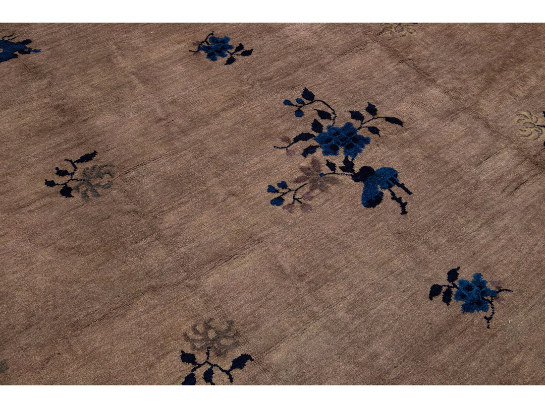 Antique Art Deco Chinese Rug 8 X 10