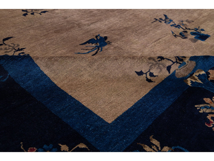 Antique Art Deco Chinese Rug 8 X 10