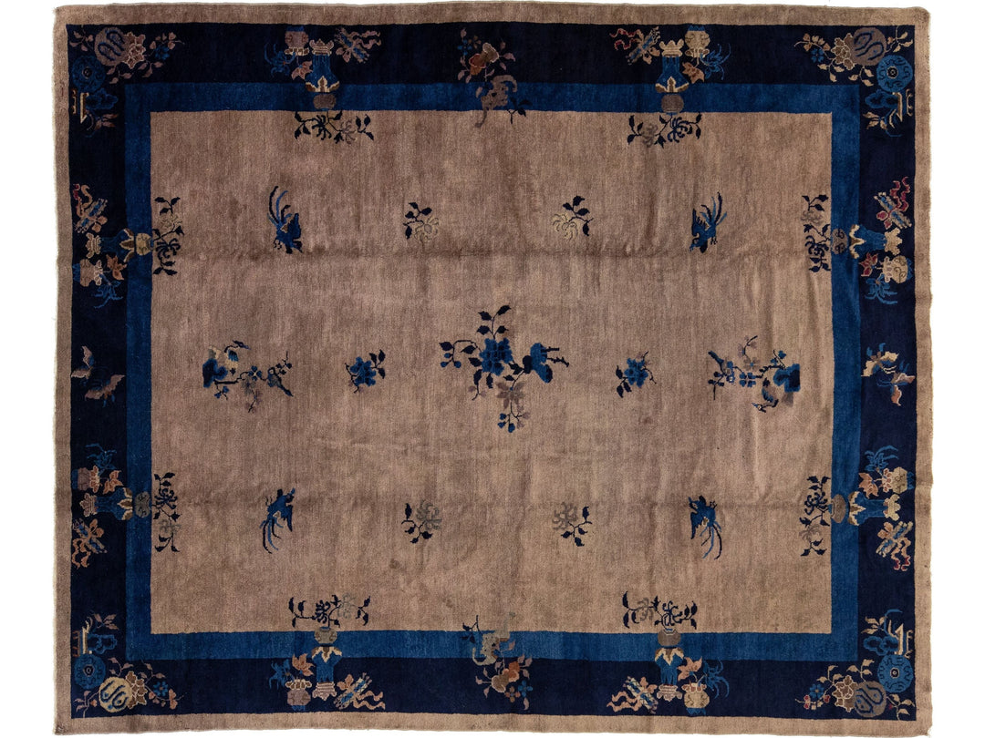 Antique Art Deco Chinese Rug 8 X 10