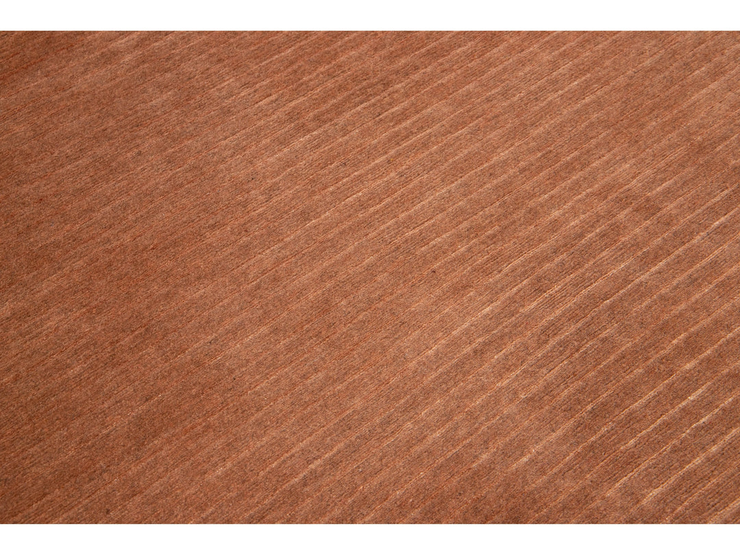 Modern Tibetan Wool and Silk Rug 8 X 8