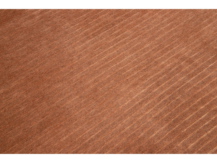 Modern Tibetan Wool and Silk Rug 8 X 8