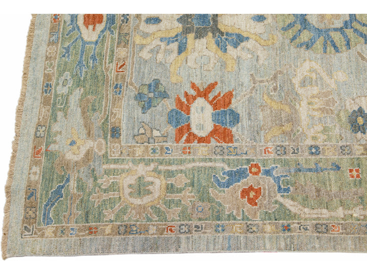 Modern Sultanabad Wool Runner 6 X 19