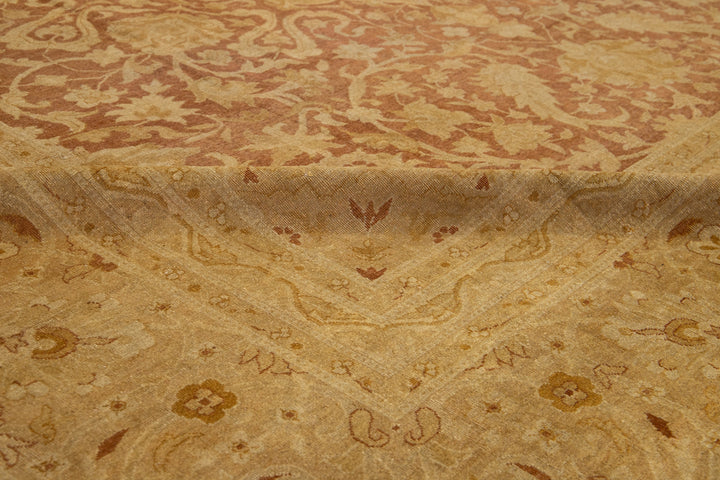 Antique Persian Amritsar Wool Rug 12 X 15